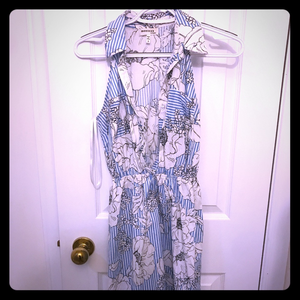 Collared tank dress